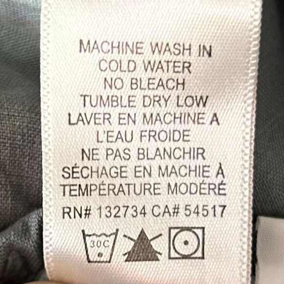 Anthropologie Cloth & Stone Dusty Teal Strapless Wide Leg Jumpsuit M Coastal - Picture 10 of 11